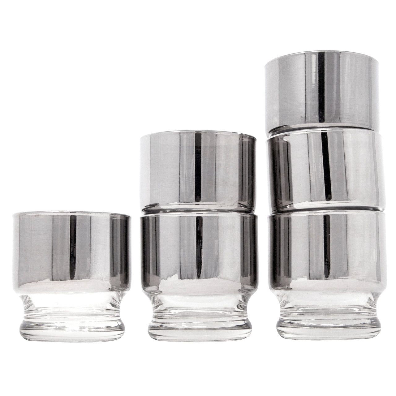 Vintage Small Mercury Footed Rocks Glasses | The Hour Shop