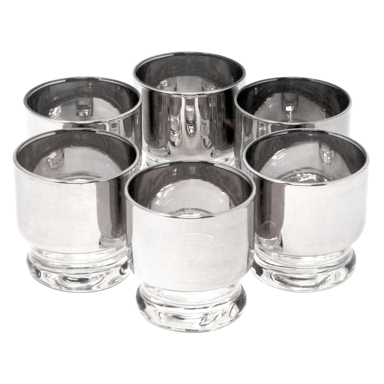 Vintage Small Mercury Footed Rocks Glasses | The Hour Shop