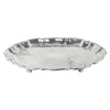 Vintage Sheridan Silver Plate Scalloped Edge Tray Side | The Hour Shop