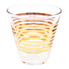 Vintage Gold Striped Pyrex Cocktail Pitcher Set Cocktail Glass | The Hour Shop
