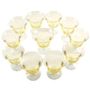 Vintage Johansfors Yellow Cocktail Glasses | The Hour