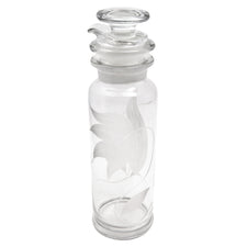 Vintage Heisey Etched Flower Cocktail Shaker | The Hour Shop