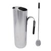 Vintage Italian Stainless Steel & Black Handles Cocktail Pitcher Set Top | The Hour Shop