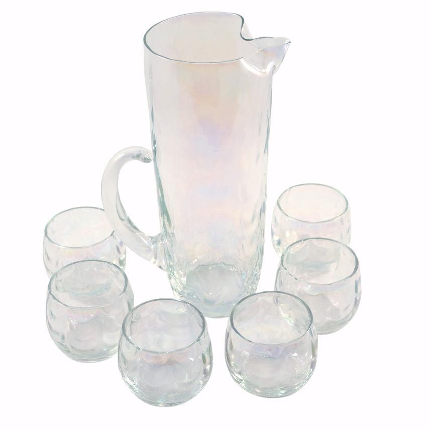 Vintage Draping Iridescent Cocktail Pitcher Set | The Hour