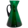 Vintage Blenko Emerald Handblown Beaker Pitcher Left | The Hour Shop