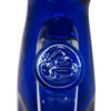 Blenko Wayne Husted AP Cobalt Blue Logo Pitcher Logo Button Handle | The Hour Shop