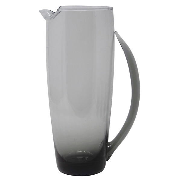 Vintage Morgantown Cocktail Pitcher Smoke Glass Set | The Hour Shop