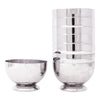 Vintage Chase Gaiety Chrome Cocktail Shaker Set Stacked Cups | The Hour Shop