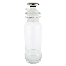 Vintge Heisey Crystal Silver Top Cocktail Shaker | The Hour