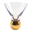 Vintage Gold Base Cocktail Pitcher Glass Set, The Hour Shop
