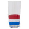 Georges Briard Red White and Blue Collins Glass | The Hour Shop