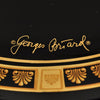 Vintage G. Briard Black & Gold Seashell Tray, The Hour