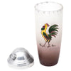Vintage Hand Painted Rooster Cocktail Shaker Set Shaker Pieces | The Hour Shop