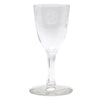 Vintage CG Quartex Etched Rose Crystal Liqueur Glasses Design | The Hour Shop