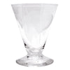 Vintage Dorothy Thorpe Etched Anthurium Leaves Cocktail Pitcher Set Glass Back | The Hour Shop