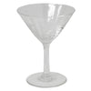 Vintage Noritake Etched Bamboo Small Martini Glasses Cocktail Glass | The Hour Shop
