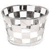 Vintage Mercury Checkerboard Cocktail Shaker Set Ice Bucket Top | The Hour Shop