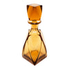 Vintage Amber Czech Crystal Decanter Set Decanter Top | The Hour Shop
