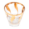 Vintage Gold Ribbons Cocktail Pitcher Set Glass Top | The Hour Shop