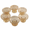Vintage Dorothy Thorpe Gold Glass Bowls, The Hour