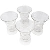 Vintage Etched Flowers Absinthe Glasses Top | The Hour Shop