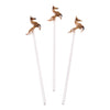 Vintage Horse Hand Blown Glass Stirrers | The Hour Shop