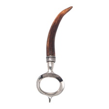 Vintage Boar's Tooth & Sterling Silver Opener Front | The Hour Shop