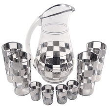 The Hour Shop, Mercury Checkerboard Cocktail Set