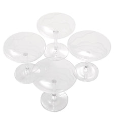 Dorothy Thorpe Frosted Leaves Cordial Glasses | The Hour Shop