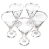 Vintage Sterling Silver Rimmed Wine Goblets Top View | The Hour