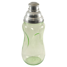 Vintage Vaseline Glass Baby Bottle Cocktail Shaker | The Hour Shop