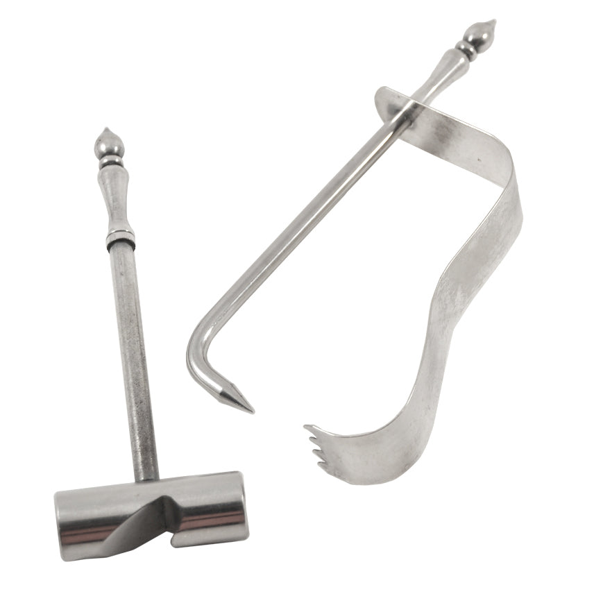 Vintage Silver Plate Ice Tong Crusher & Opener Set | The Hour Shop