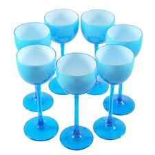 Carlo Moretti Light Blue Cocktail Glasses