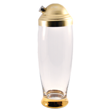 Tall Gold Base Cocktail Shaker