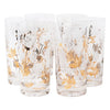 Fred Press White and Gold Rose Collins Glasses Front | The Hour Shop