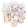Fred Press White and Gold Rose Collins Glasses Top | The Hour Shop