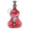 Vintage Ruby Red & Sterling Rye Art Deco Decanter | The Hour Shop