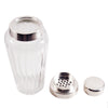 Vintage German Ribbed Glass & Silver Plate Top Cocktail Shaker Parts | The Hour Shop