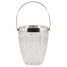 Vintage Mini Crystal Silver Plate Ice Bucket | The Hour Shop