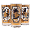 Fred Press Black Horse Collins Glasses Front | The Hour Shop