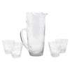 Vintage Etched Duck and Reeds Cocktail Pitcher Set Front | The Hour Shop