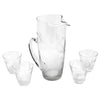 Vintage Etched Duck and Reeds Cocktail Pitcher Set | The Hour Shop