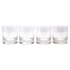 The Modern Home Bar Let It Snow Rocks Glasses Front Pattern