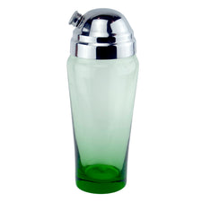 Vintage Green Glass Cocktail Shaker | Home Barware, The Hour 