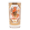 Vintage Fred Press Orange Trojan Horse Collins Glass Front | The Hour Shop