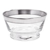 Vintage Libbey Sterling Silver Band Glass Bowl | The Hour 