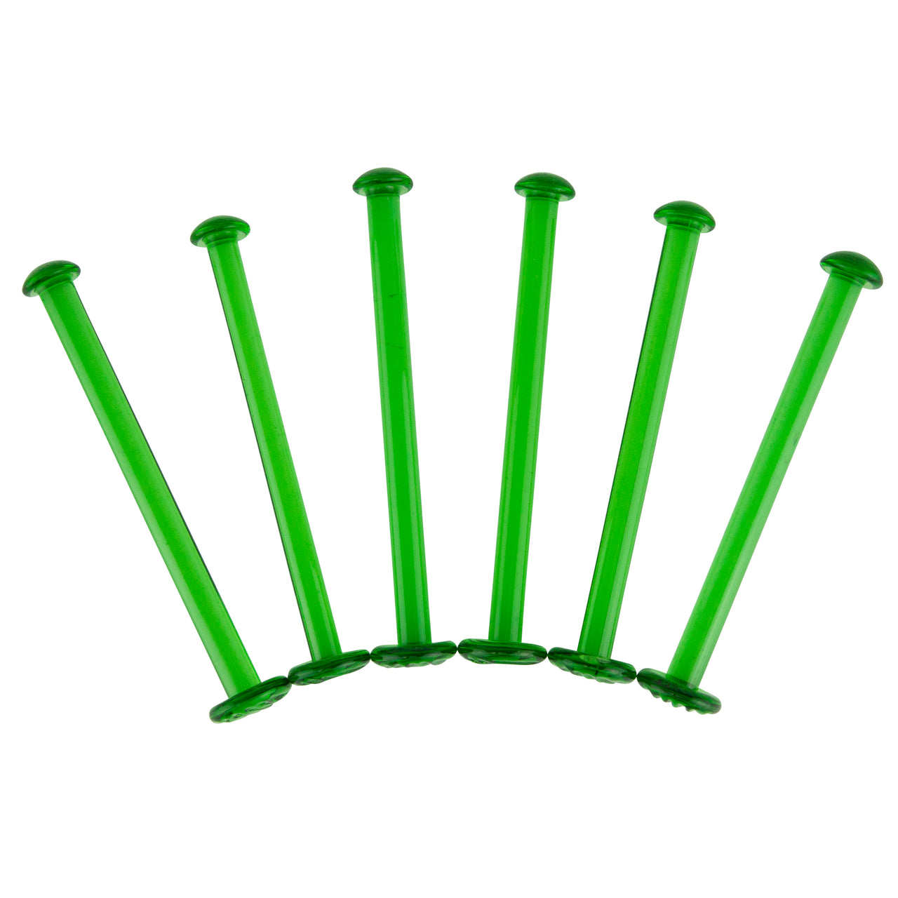 Vintage Green Glass Muddling Stir Sticks | The Hour Bar Tools