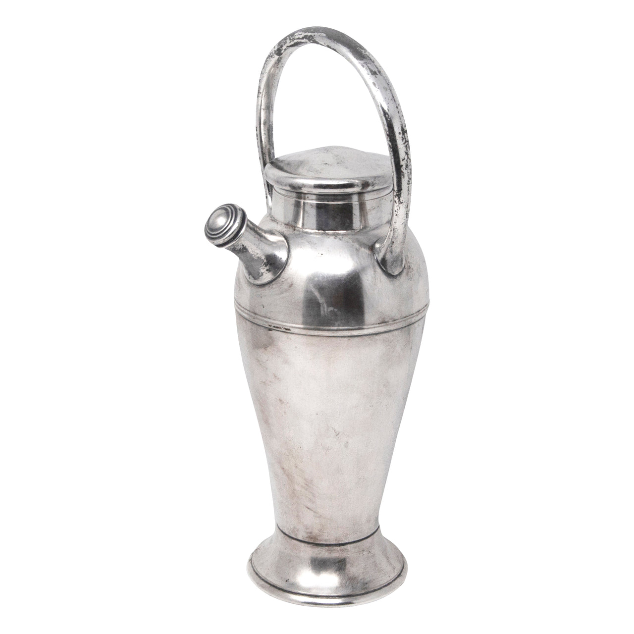 Twist-A-Mixer Silver Plate Cocktail Shaker