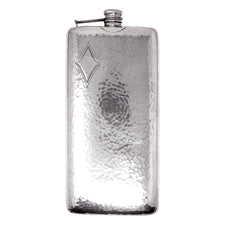 Vintage P.S. Co. Hammered Silver Plate Flask | The Hour