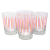 The Modern Home Bar Pick Me Orange and Pink Old Fashioned Glass